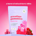 Creatine Gummies Berry Flavor Chewable Supplement